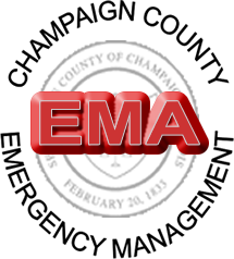 Logo for the Champaign County Emergency Management Agency